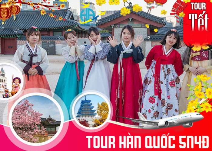 Tour Du lịch Hàn Quốc 5 Ngày 4 Đêm Tết Dương Lịch 2024