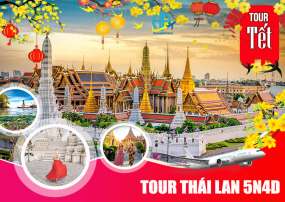 Tour du lịch Thái 5 Ngày 4 Đêm Tết Âm lịch 2024(Hàng không Vietravel Airlines)
