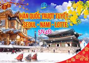 Tour Trượt Tuyết Du Lịch Hàn Quốc 5 Ngày 4 Đêm Tết Âm Lịch 2024 (Bay Asiana)