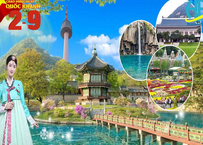Tour Du Lịch Hàn Quốc 5 Ngày 4 Đêm 2/9/2023 (Bay KE)