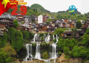 Tour Du Lịch Viên Gia Giới - Phù Dung Trấn - Phượng Hoàng Cổ Trấn 6 Ngày 5 Đêm 2/9/2023