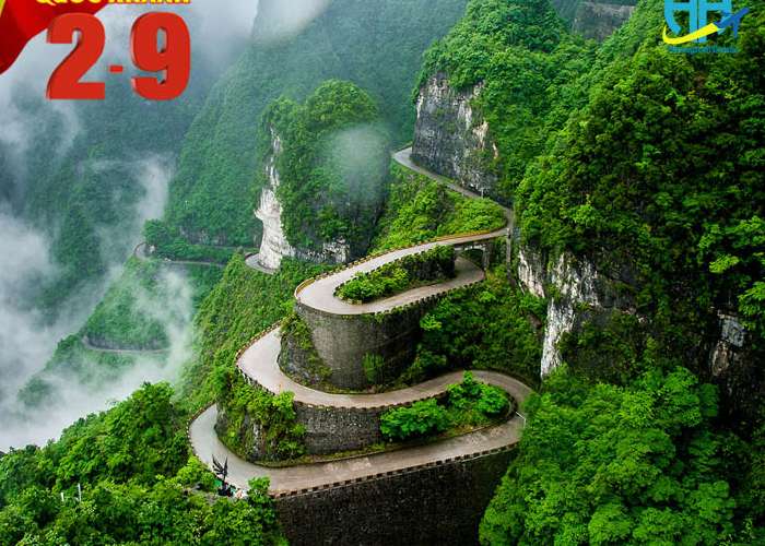 Tour Du Lịch Trương Gia Giới 6 Ngày 5 Đêm Lễ 2/9/2023